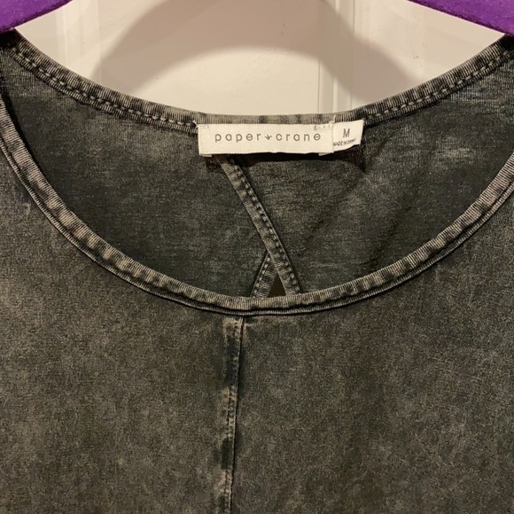 Paper Crane Keyhole Shirttail hem Dress EUC - Picture 2 of 12